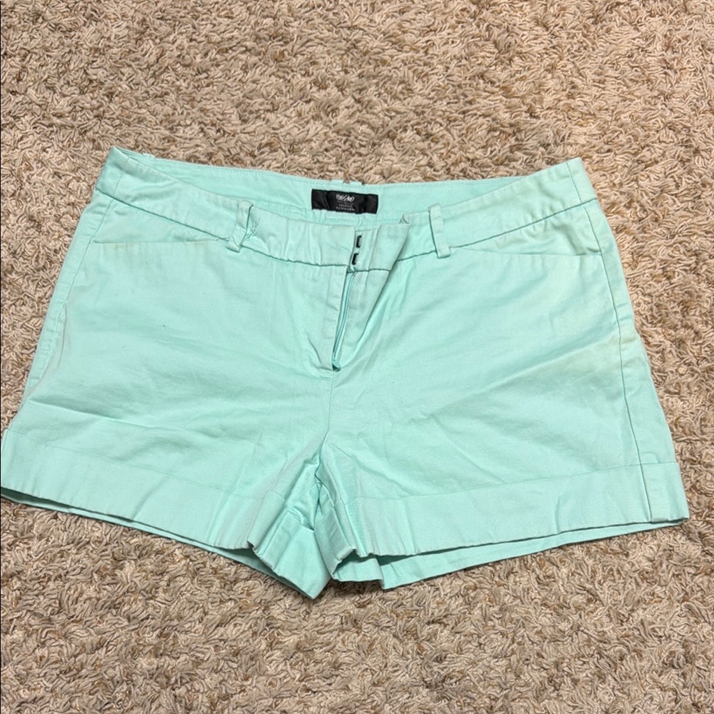 Mossimo Sz 10 Mint Green Women's Shorts